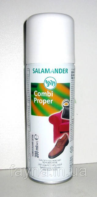 Чистяча піна для шкіри та текстилю Salamander Cоmbi Proper