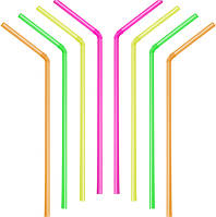 Трубочки для соку 24 см.