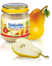 Пюре Bebivita Груша Вільям Кріст, 100 г