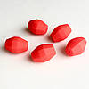 Бочка (червоний) намистина з харчового силікону, фото 2