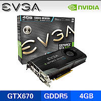 EVGA GTX 670 FTW+ 4GB w/Backplate 256-bit GDDR5