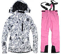 Лижний костюм WHITE-PINK