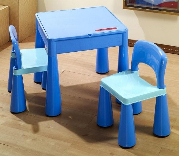 903 комплект дитячих меблів Tega Baby Mamut (стіл + 2 стільці) (синій (Blue))