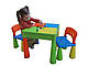 903 Комплект дитячих меблів Tega Baby Mamut (стіл + 2 стільці) (мультиколір (Мulticolor)), фото 5