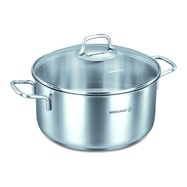 Каструля Korkmaz з кришкою PERLA 24*12 см 5,5 л (A1657)