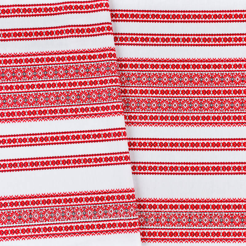 Декоративная ткань с украинским орнаментом "Софи" ТД-59 (1/1) от 1 м/пог - фото 1 - id-p45897721