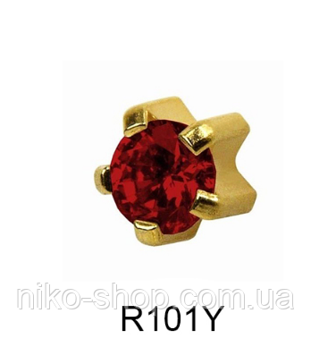 Крапан Січень (гранат) 3mm R101Y, фото 1