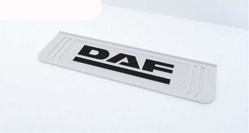 

Брызговик колесный с надписью DAF 190x650mm белый випуклий 3D 1шт