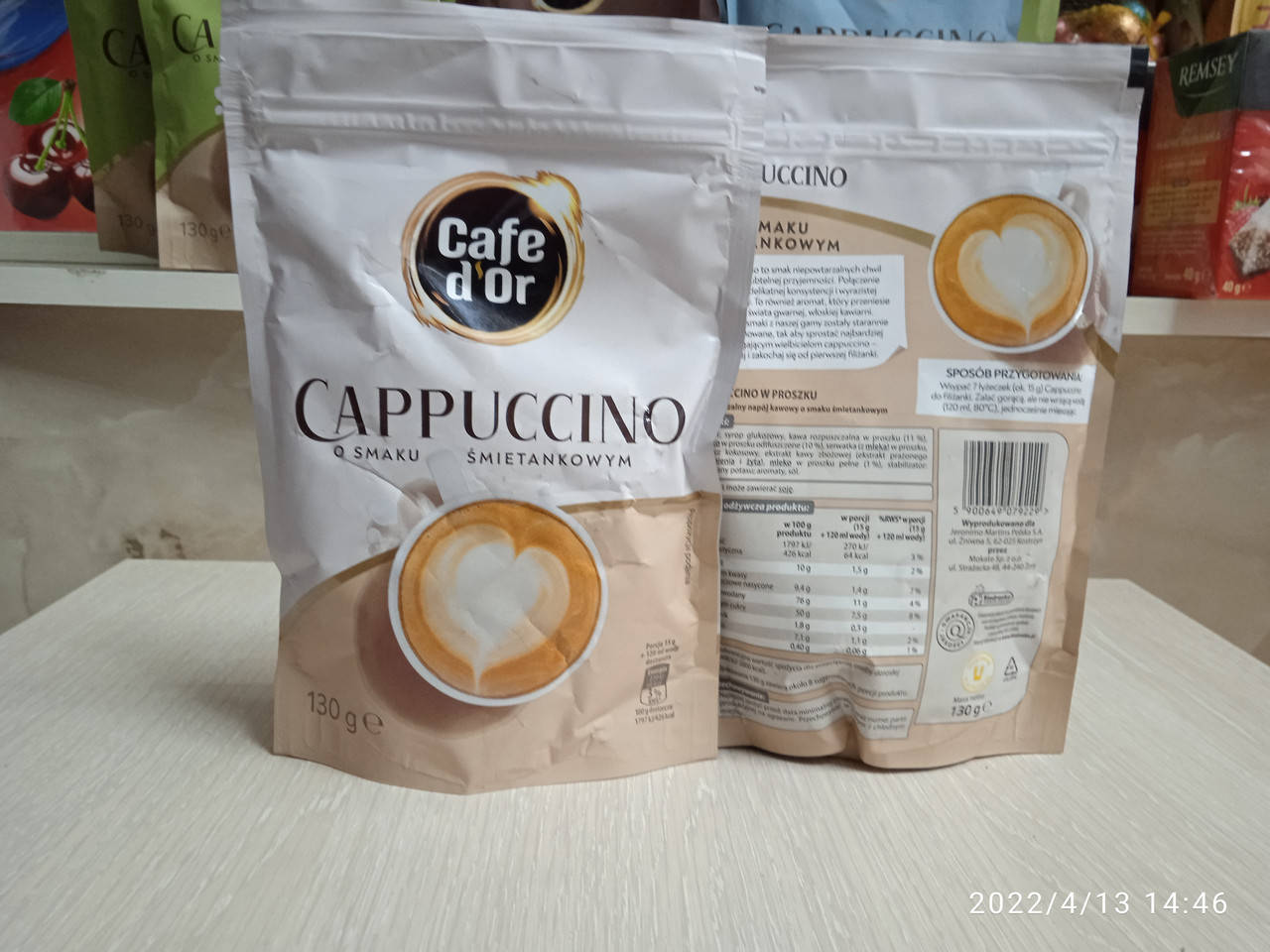 

Капучино Cafe d'Or (сливочный) 130 g. Польша.