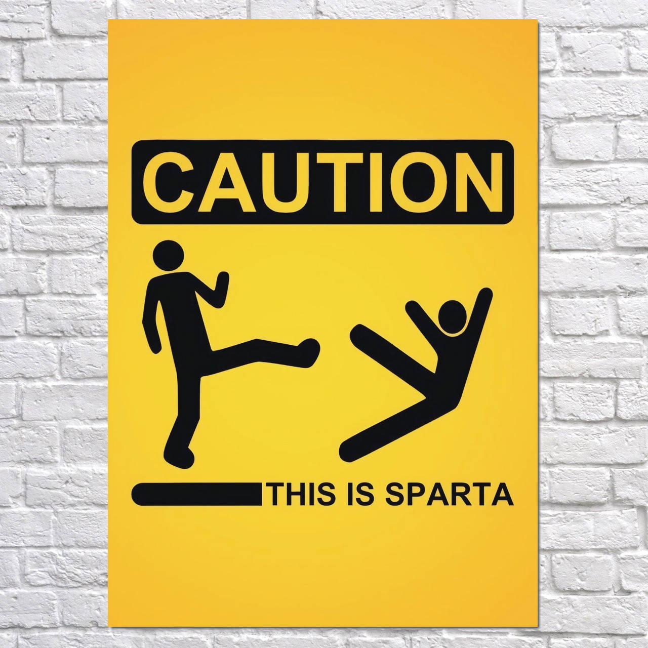 

Мотивационный плакат "This is Sparta, Это Спарта", постер на английском. Размер 60x42см (A2). Глянцевая бумага