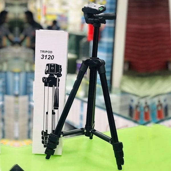 

Штатив тренога для камеры Tripod 3120A (102 см) + крепление для телефона, Черный