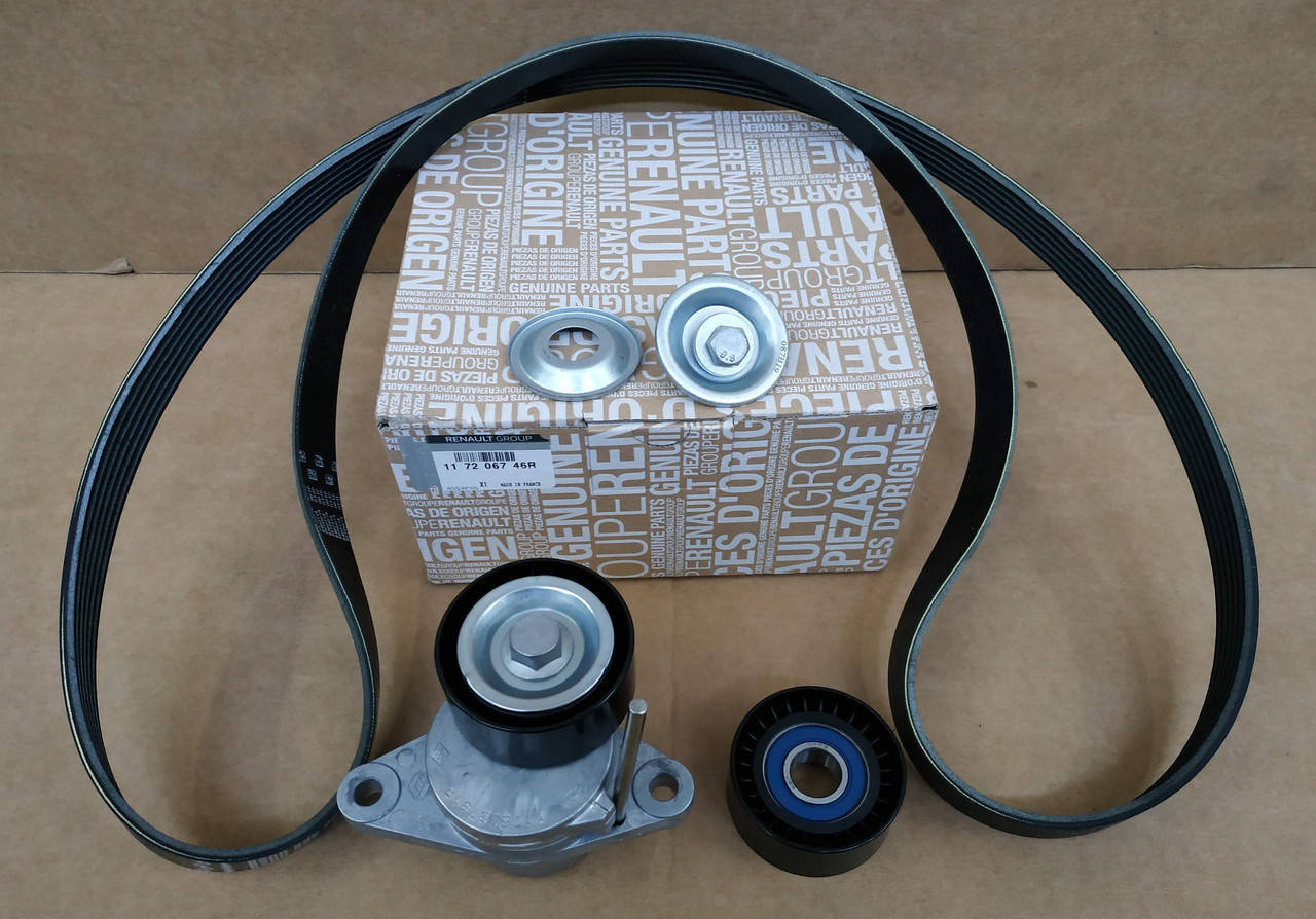 

Комплект ремня генератора Renault Duster с Г/У и А/С 1.6 16V (оригинал)