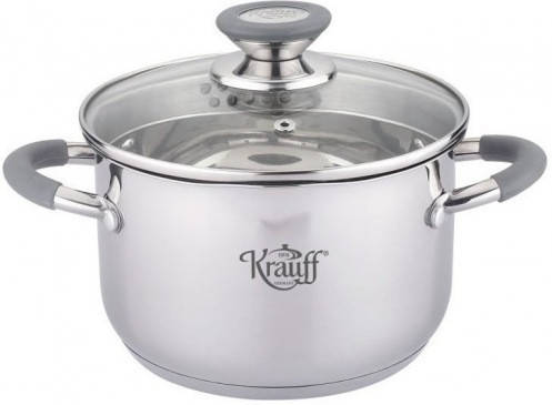 

Каструля мет Krauff 3,6л 88-222-041, Серый
