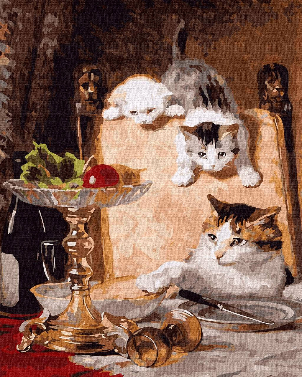 

Картина по номерам KHO4329 Любители сыра ©Генриетта Роннер-Книп, 40х50см. Идейка
