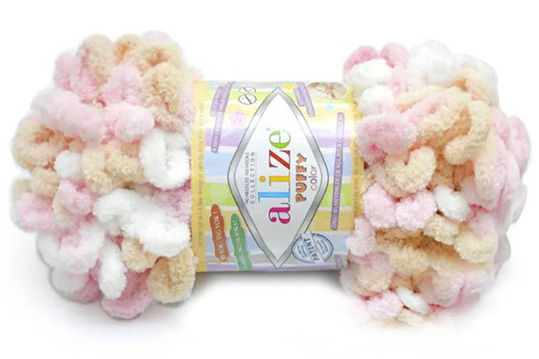 

Alize Puffy Color, №6046, Секционное крашение
