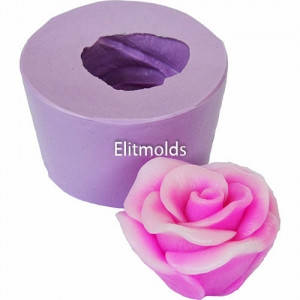

Силиконовая форма Роза чайная в бутоне 3D
