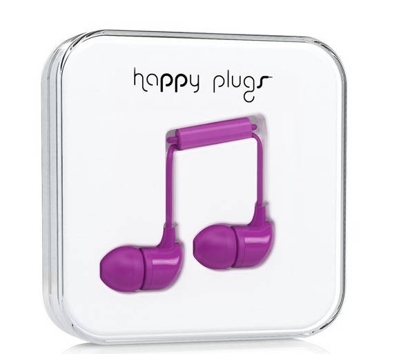 

Проводные вакуумные наушники Happy Plugs Headphones In-Ear, Purple, Фиолетовый