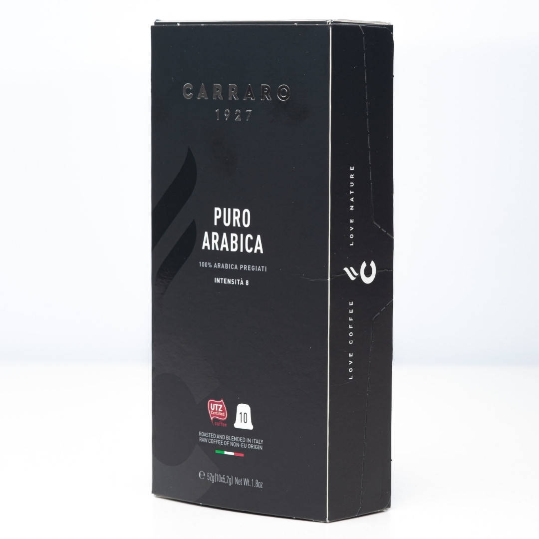 

Кофе в капсулах Nespresso Puro Arabica 10 капсул. Carraro Caffe S.p.A.Itaia