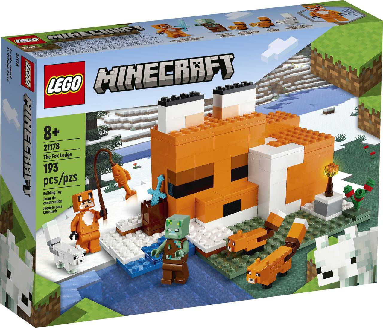 

LEGO 21178 Minecraft Лисья хижина