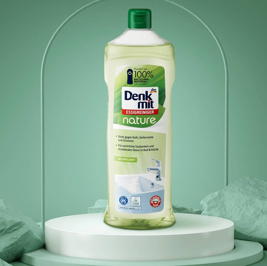 

Denkmit Essigreiniger Apfel чистящее для ванной и кухни с уксусом 1 л