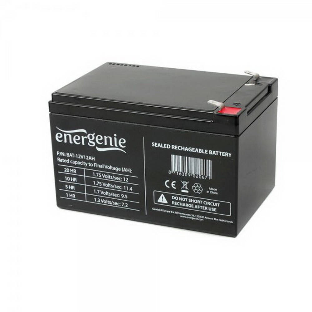 

Акумуляторна батарея EnerGenie 12V 12Aг (BAT-12V12AH) (код 66907)