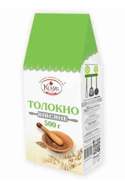 

Толокно вівсяне 500 г ТМ Козуб Продукт