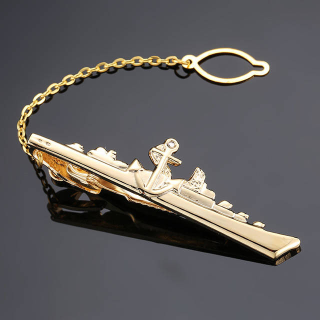 

Зажим для галстука корабль -метал.