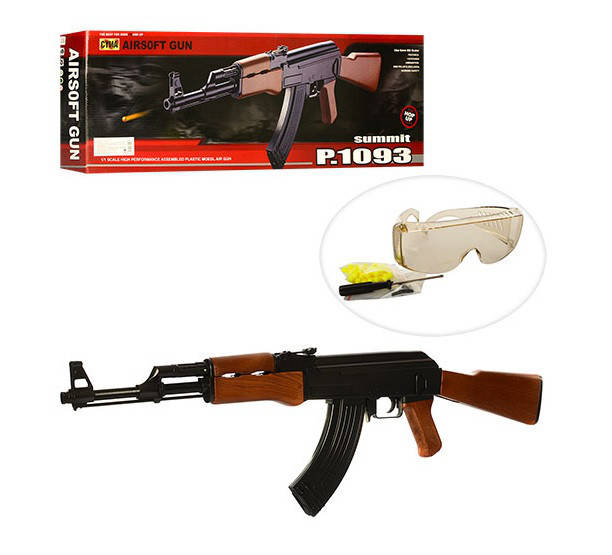 

Детский Автомат АК47 металл. Игрушка автомат Калашникова