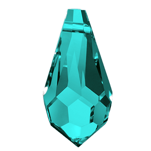 

Хрустальные подвески 984 Preciosa (Чехия) 6,5x13 мм Blue Zircon, Зелёный