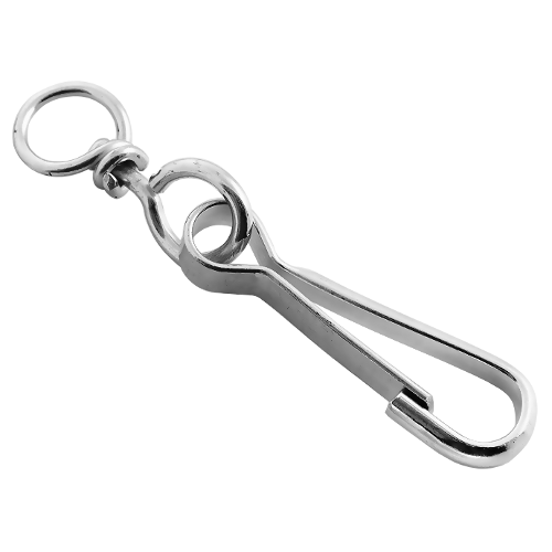 

Карабін пружний з вертлюгом 70 мм