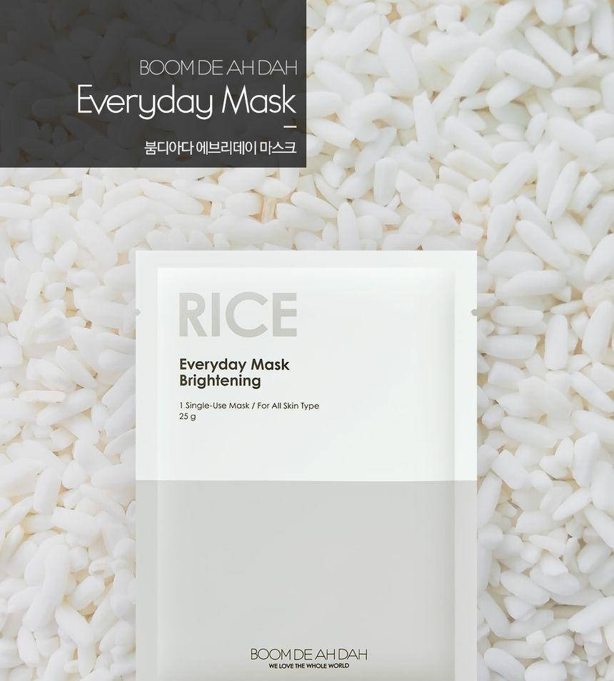 

Выравнивающая тон маска для лица Boom De Ah Dah Everyday Mask Brightening Rice