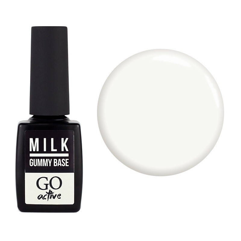

Основа камуфлирующая для гель-лака GO Active Camouflage Gummy Base №2 Milk 10 мл (17141Gu)