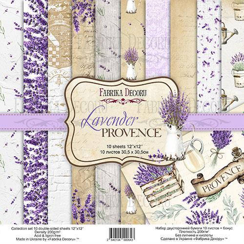 

Набор скрапбумаги "Lavender Provence" - набор двусторонней бумаги 30,5см х 30,5см