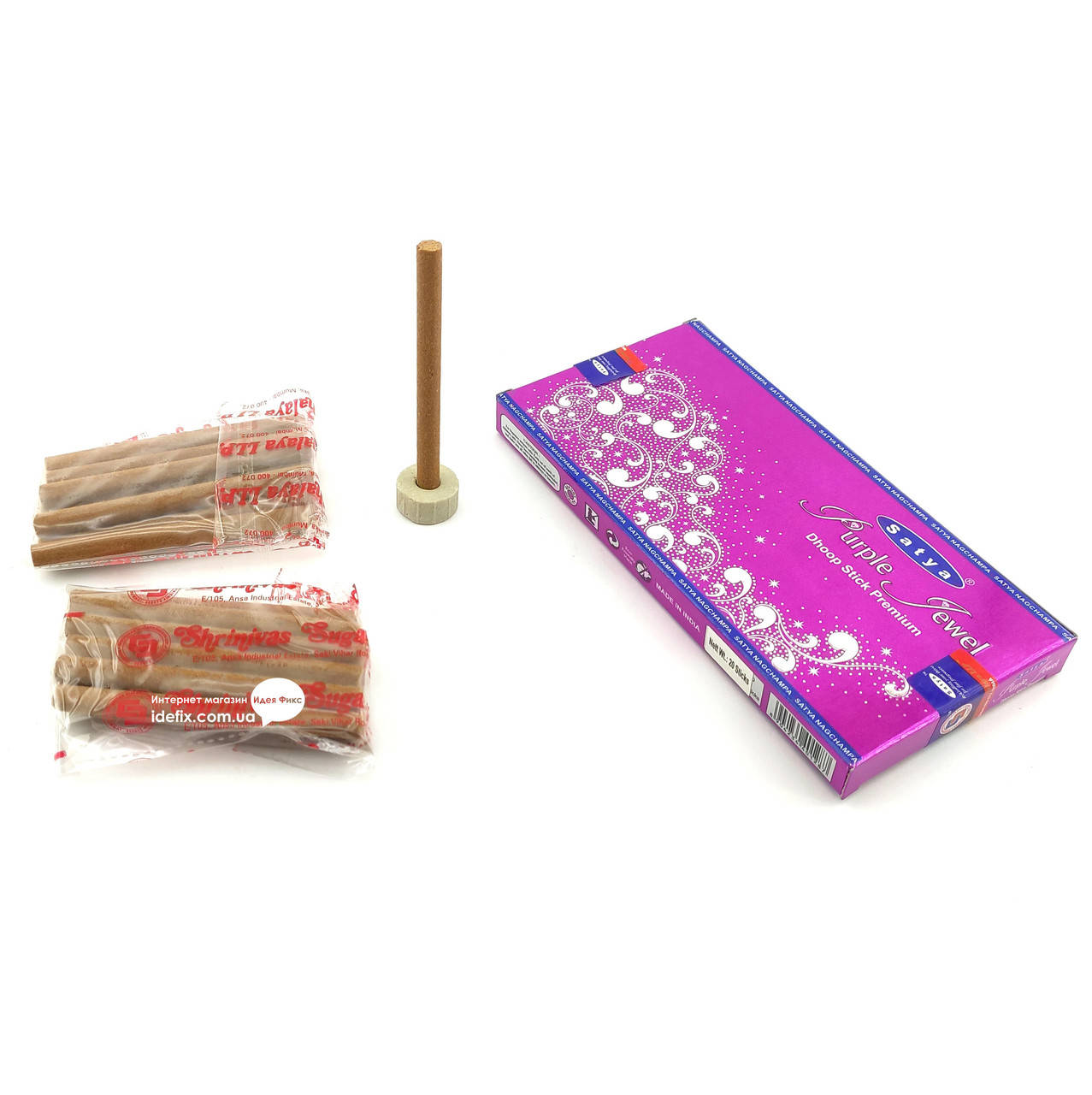 

Благовоние Purple Jewel dhoop Satya 20шт/уп. Аромапалочки Пурпурный драгоценный камень (32429)