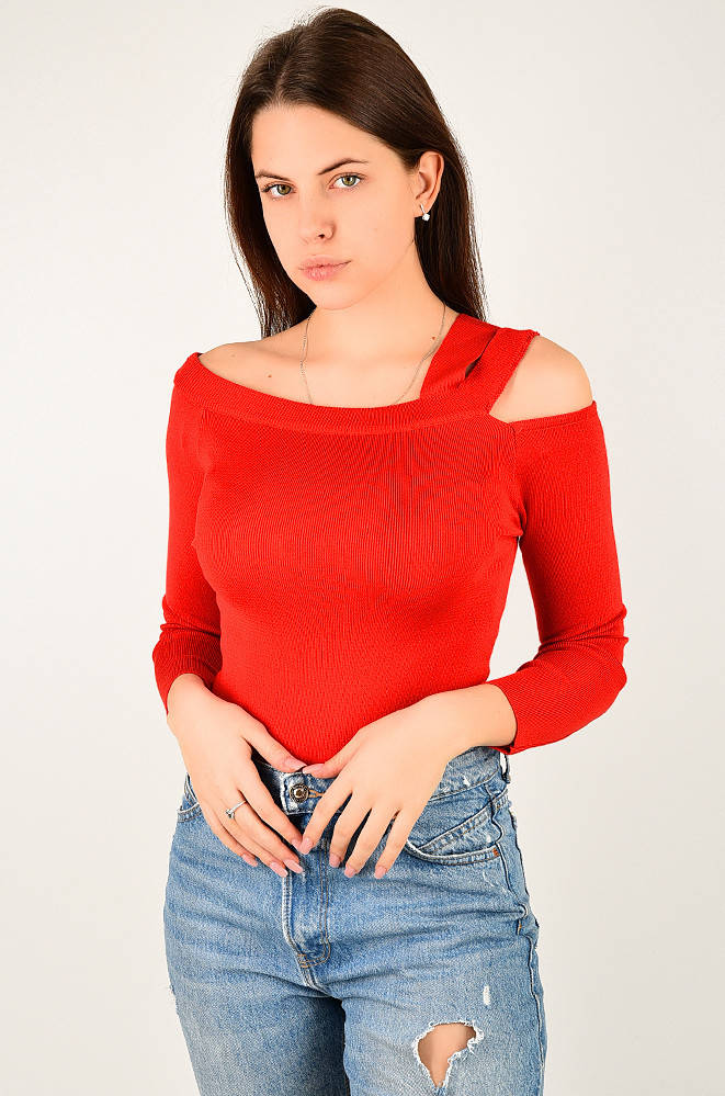 

Свитер женский красный размер S AAA 128468M