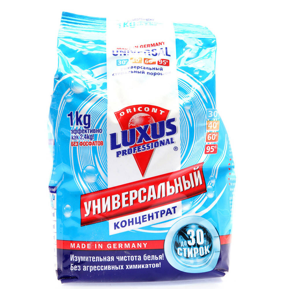 

Универсальный стиральный порошок Luxus Professional 1000 g 40957 4043375409579