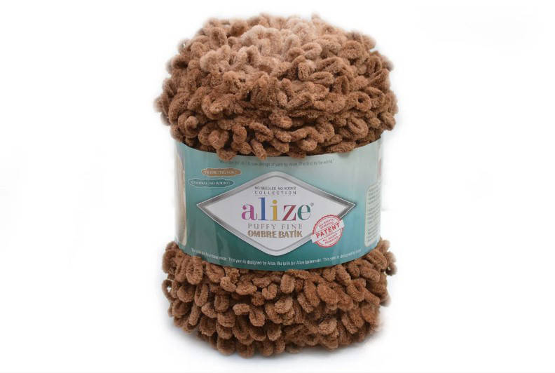 

Alize Puffy Fine Ombre Batik, №7262, Секционное крашение
