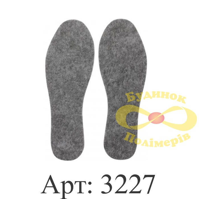 

Стельки фетр простой 37 размер арт. 3227 (10шт)