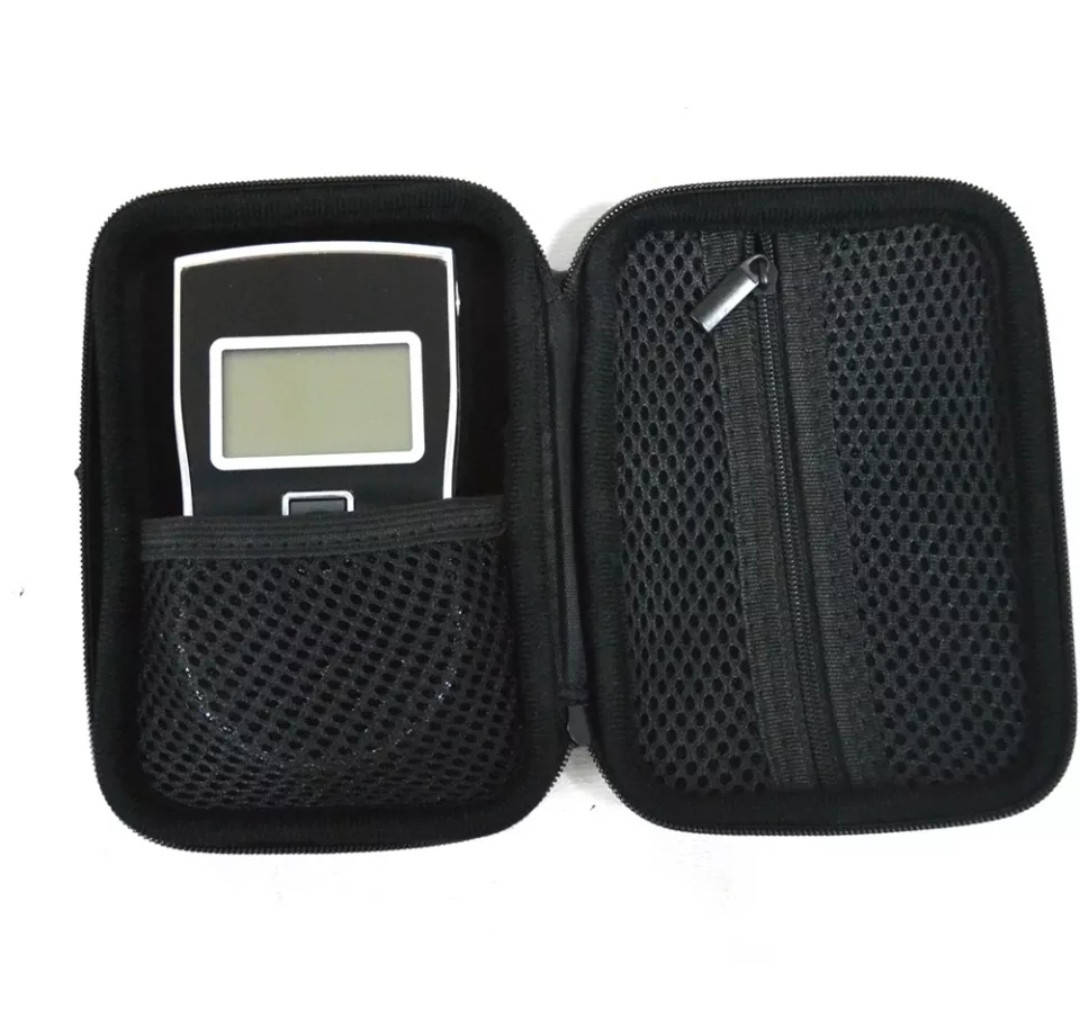 

Карманный профессиональный бытовой алкотестер AT-818 с экраном и чехлом для хранения