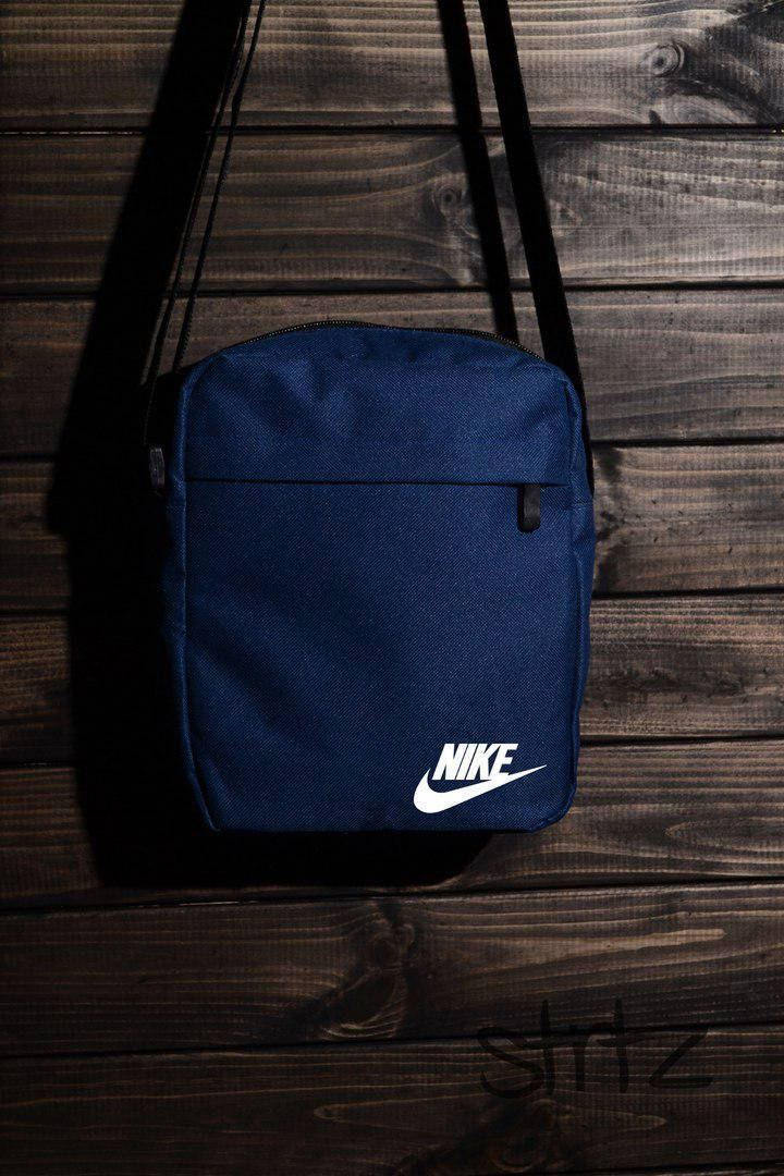 

Спорт сумка наплечная найк/Nike синяя, Синий