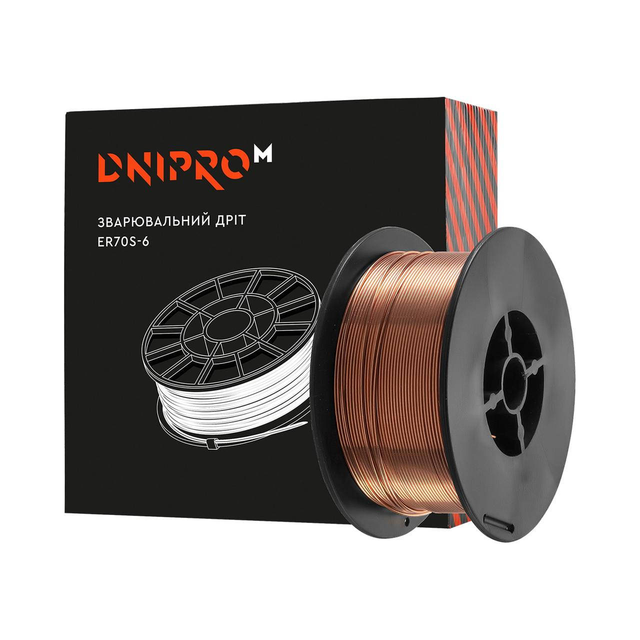

Зварювальний дріт Dnipro-M 0.8 мм 1 кг