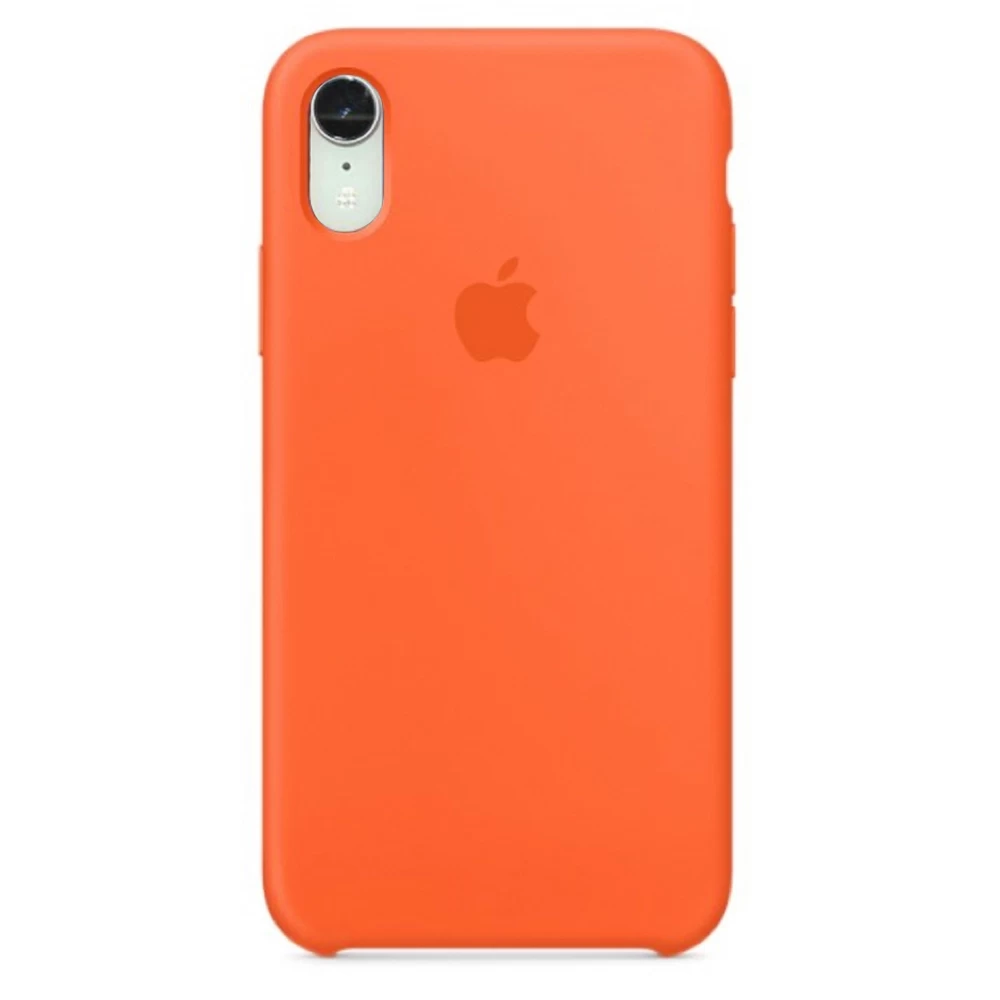 

Силиконовый Чехол Накладка Silicone Case для iPhone XR Orange, Оранжевый