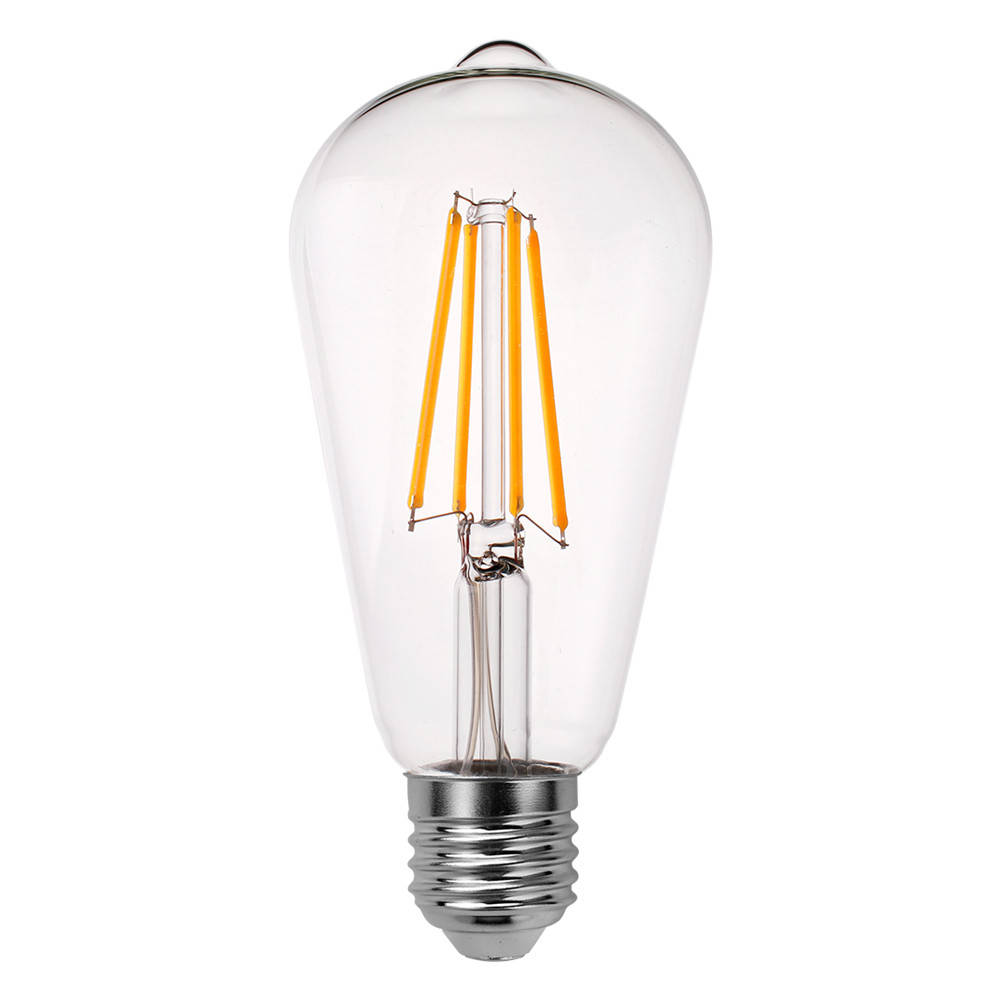 

Ретро лампа груша, LED лампа VELMAX V-Filament-ST64 8W E27 4100K 800Lm