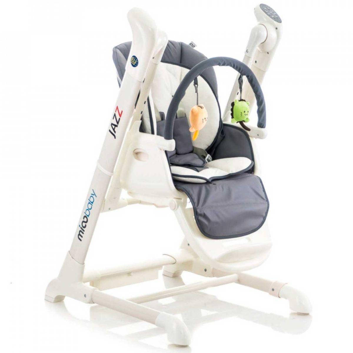 

Стульчик для кормления трансформер Mioobaby Jazz Grey, Серый