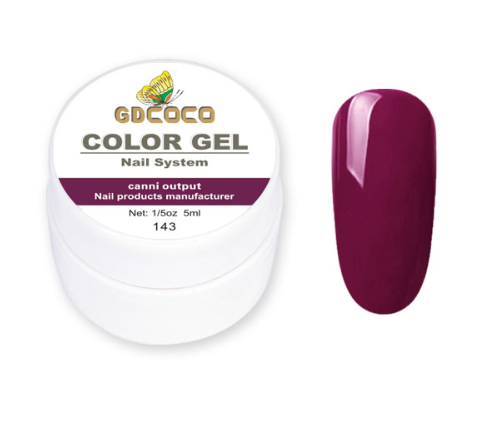 

Кольорова гель-фарба Gdcoco №143, Сливовый