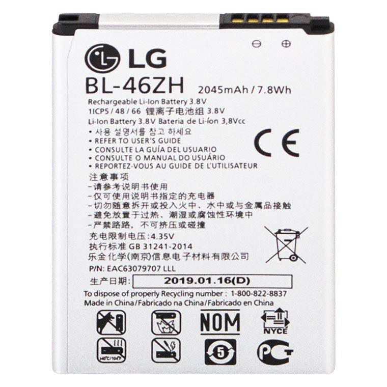

Аккумулятор LG BL-46ZH 2045 mAh K7, K8 AAAA/Original тех.пак