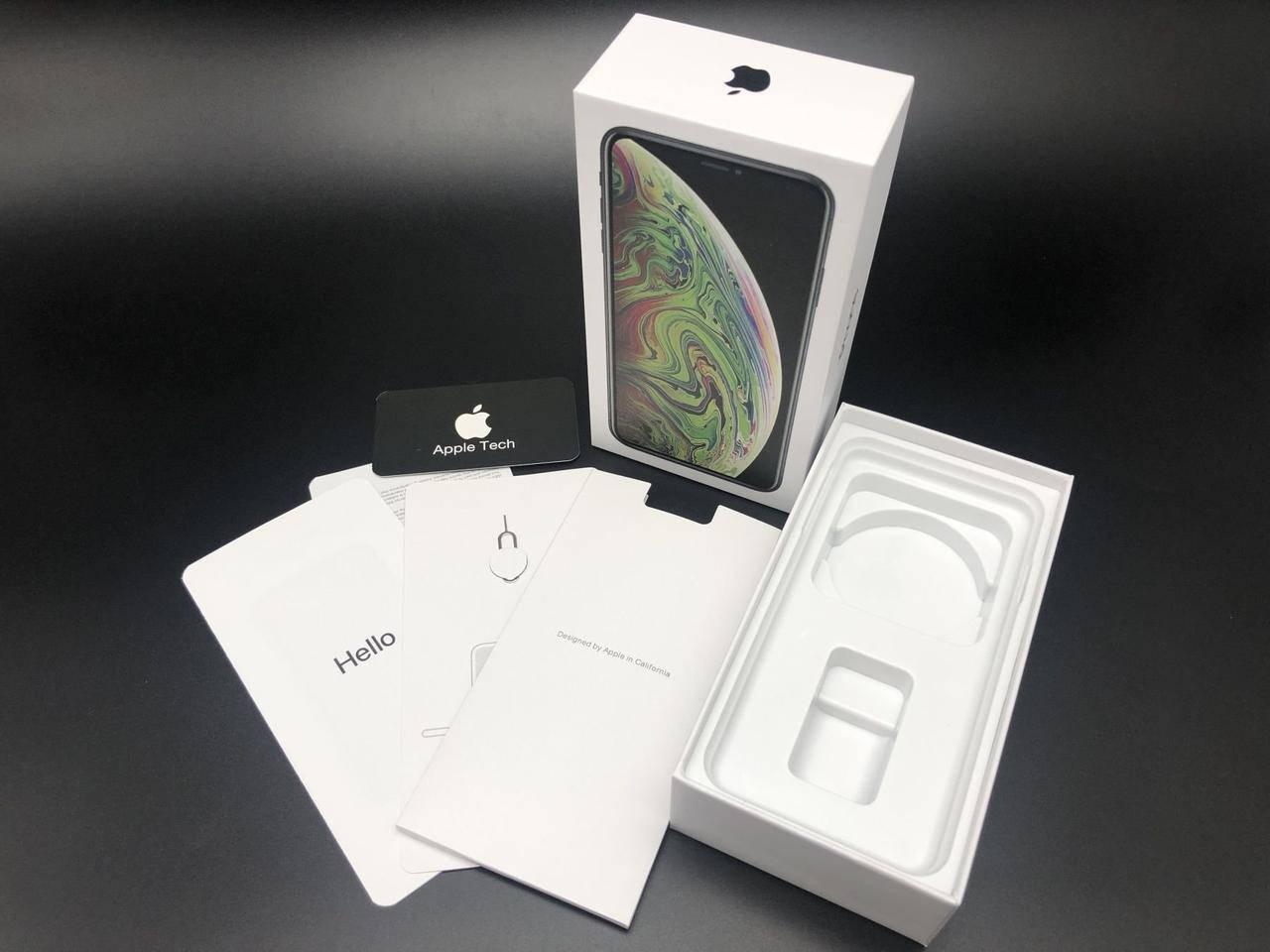 

Коробка iPhone XS Max Space Gray, Темно-серый