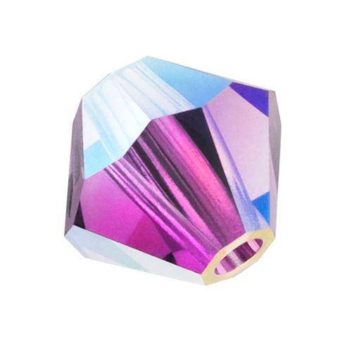 

Хрустальные биконусы Preciosa (Чехия) 4 мм Amethyst ABx2, Фиолетовый