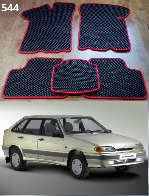 

Коврики ЕВА в салон Lada (Ваз) 2113-15 '97-12, Черный