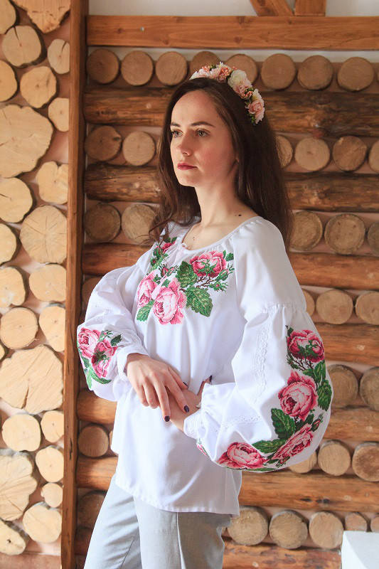 

Рожева роза, Белый